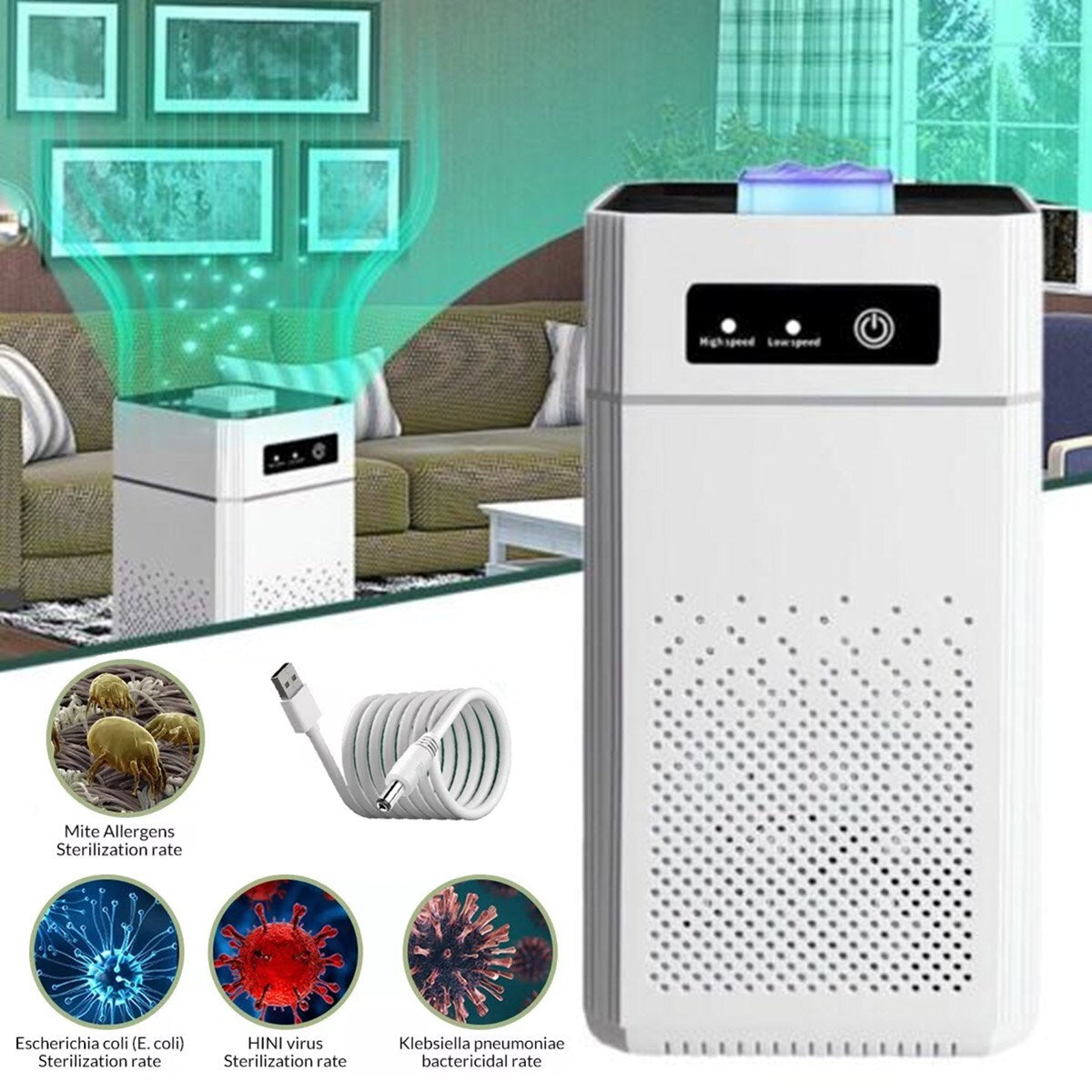 Brevon – High-Capacity HEPA Air Purifier