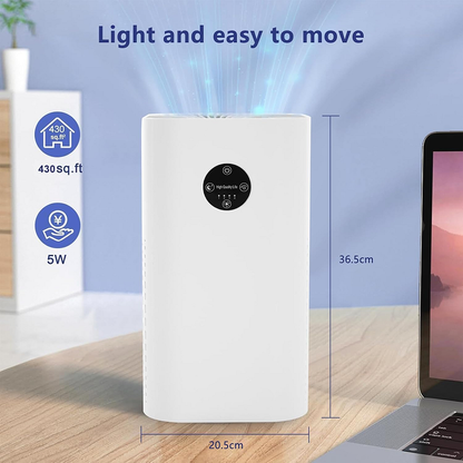 Clario – Compact Air Purifier with HEPA & Carbon Filtration